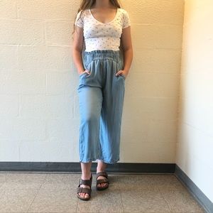 Flowy Paperbag Pants